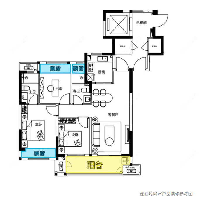 璟瑞四季户型图