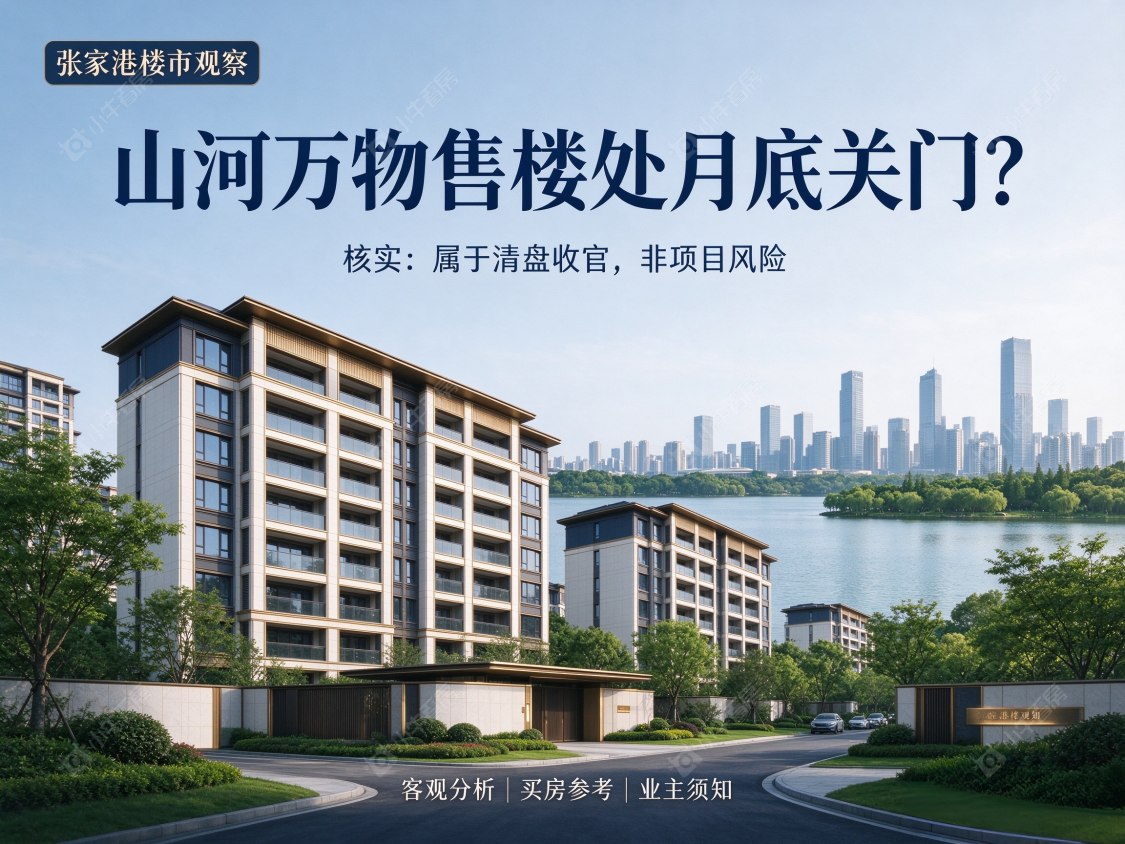 网传山河万物月底售楼处关门！我们核实了，真相是……